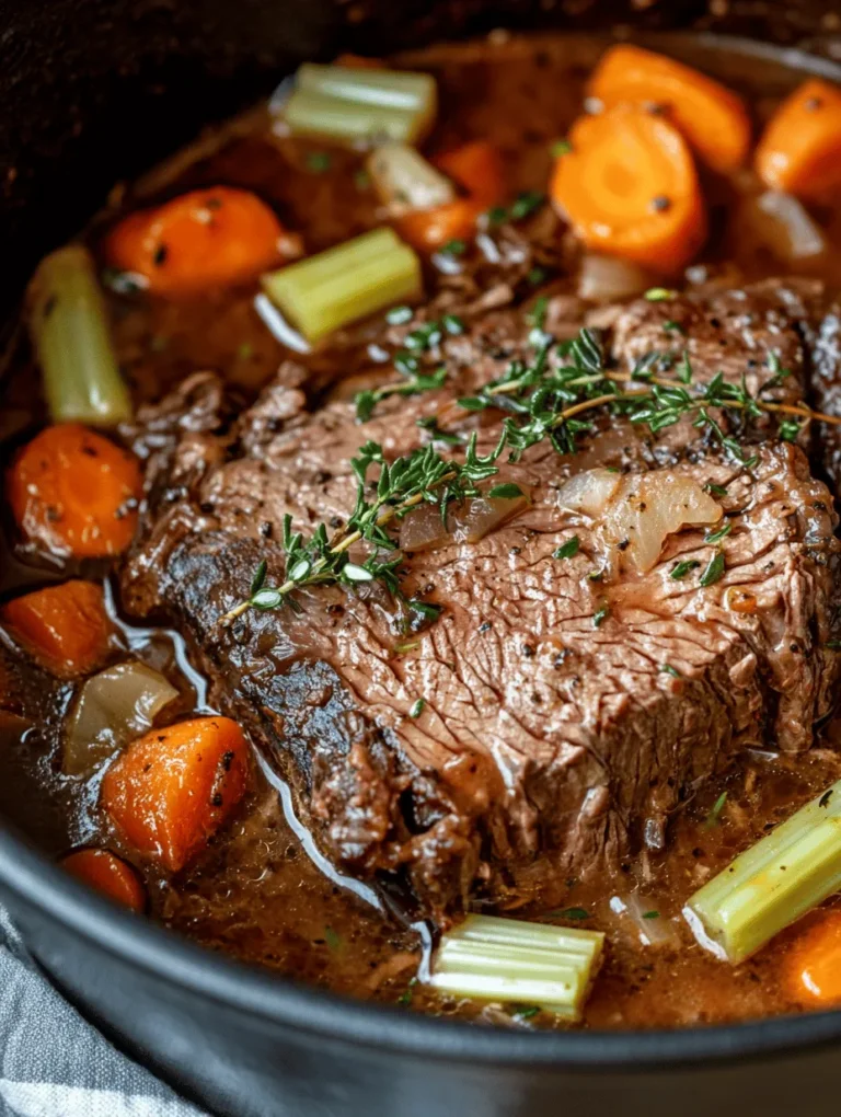 When it comes to comforting, hearty meals, few dishes can compete with a flavorful garlic pot roast. This dish not only warms the heart but also fills the stomach with rich flavors and tender meat, making it an ideal option for family gatherings or cozy dinners at home. The magic of a pot roast lies in its slow-cooking process, which allows the flavors to meld beautifully, resulting in a dish that is both satisfying and delightful.