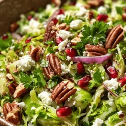 In the ever-evolving culinary landscape, salads have transcended their humble beginnings as mere side dishes to become vibrant, flavorful focal points on our dining tables. One such standout is the Shaved Brussels Sprout Salad with Pomegranate. This delightful salad combines the earthy, nutty flavor of Brussels sprouts with the juicy sweetness of pomegranate seeds, resulting in a dish that is as pleasing to the palate as it is to the eye. The contrasting textures and flavors create a refreshing, nutrient-packed side that enhances any meal.