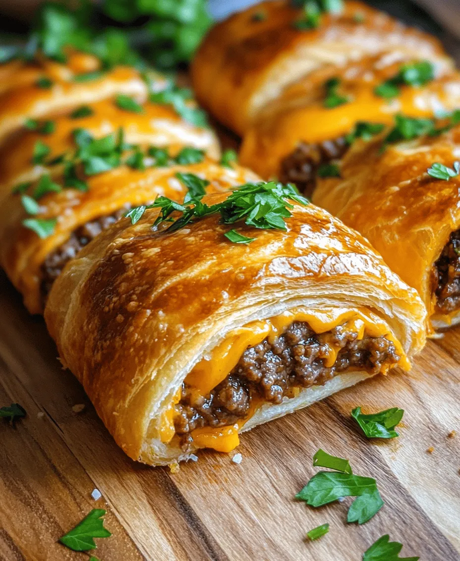 To truly appreciate the Garlic Butter Cheeseburger Rollups, let’s take a closer look at the key ingredients that contribute to this dish's incredible flavor profile. Each component plays a significant role, ensuring that every bite is packed with deliciousness.