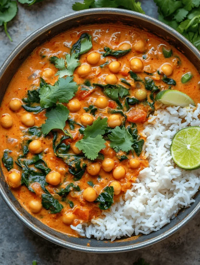 In recent years, plant-based diets have soared in popularity, with more people embracing the health benefits and ethical considerations of a vegan lifestyle. Among the many delightful options in plant-based cooking, chickpeas and coconut milk stand out as versatile ingredients that can transform a simple meal into a culinary delight. Chickpeas, often referred to as garbanzo beans, are not only rich in protein and fiber but also offer a nutty flavor that pairs beautifully with a variety of spices and other ingredients. Coconut milk, with its creamy texture and subtle tropical sweetness, adds a depth of flavor that elevates any dish.