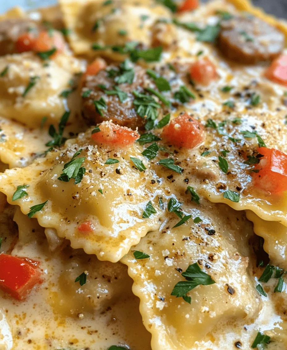 If you're in the mood for a dish that perfectly marries comfort and robust flavor, look no further than creamy Cajun sausage ravioli. This dish brings together the rich, creamy textures of a savory sauce with the bold, spicy notes typical of Cajun cuisine. It's a delightful combination that warms the soul and satisfies hearty appetites, making it a fantastic choice for both weeknight dinners and special occasions.