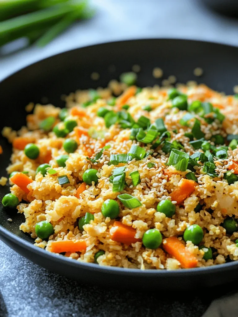In recent years, low-carb diets have surged in popularity as many people seek healthier eating options that align with their lifestyle goals. The trend towards reducing carbohydrates has led to innovative recipes that cater to this demand, and one such delightful creation is cauliflower fried rice. This dish not only satisfies the craving for a comforting bowl of fried rice but also allows you to enjoy a healthy meal without the excess carbs typically associated with traditional rice dishes.