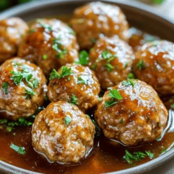 Meatballs have long held a cherished place in kitchens around the world, celebrated for their versatility and hearty goodness. From Italian spaghetti and meatballs to Swedish meatballs served with creamy gravy, these delightful morsels can be adapted to fit a multitude of culinary styles and flavors. However, as we seek to combine tradition with innovation, the Apple Cider Turkey Meatballs recipe stands out as a unique twist on a classic favorite. This recipe not only marries the comforting familiarity of meatballs with the delightful sweetness of apple cider but also brings a seasonal flair that makes it perfect for autumn gatherings.