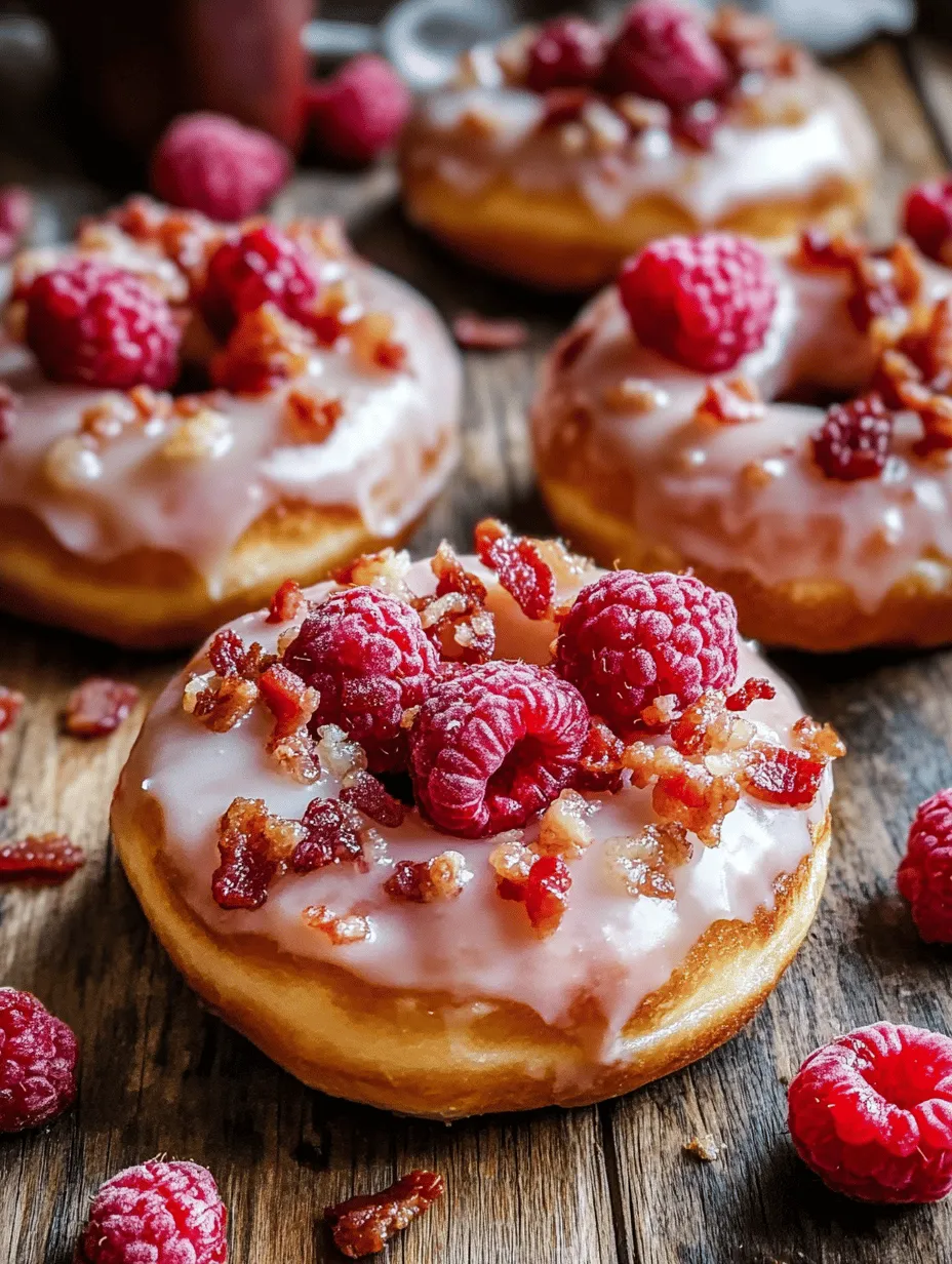 In the world of culinary delights, few combinations are as intriguing as the harmonious blend of sweet, savory, and tart flavors. Enter the Maple Raspberry Bacon Donuts—a gourmet treat that encapsulates this trifecta of taste. Imagine sinking your teeth into a fluffy, moist donut that is sweetened with rich maple syrup, punctuated by bursts of fresh raspberries, and finished off with crispy, savory bacon. This unique flavor profile not only tantalizes the taste buds but also showcases the growing trend of gourmet donuts that have captivated food enthusiasts everywhere.