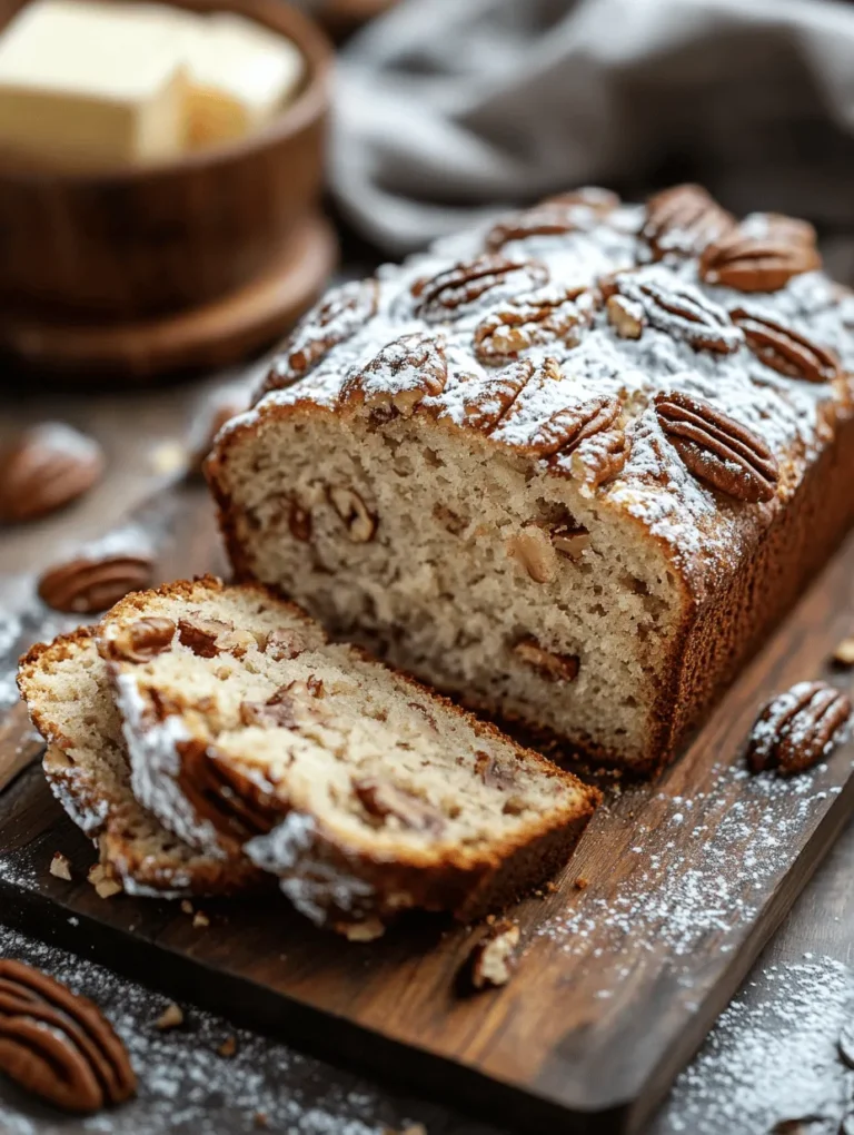 Sweet Alabama Pecan Bread is a delightful treat that embodies the heart and soul of Southern baking. This moist, flavorful bread is not only a testament to the culinary traditions of Alabama but also a celebration of the rich agricultural heritage found in the region. With its unique blend of textures and flavors, this bread features crunchy pecans, warm spices, and a hint of sweetness that makes it an irresistible addition to any breakfast table or afternoon tea.