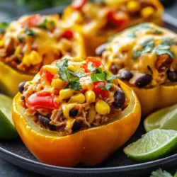 Stuffed peppers are a culinary classic that transcends borders, offering a delightful way to enjoy a wholesome meal. With roots in various cuisines, from Mediterranean to Mexican, these vibrant vessels of flavor are not only visually appealing but also versatile and satisfying. Among the myriad of stuffed pepper recipes, Chicken Fajita Stuffed Peppers stand out as a perfect fusion of taste and nutrition. Combining the zesty essence of fajitas with the wholesome goodness of bell peppers, this dish provides a healthy meal option that can be enjoyed by families, served at gatherings, or prepared ahead for meal prep.