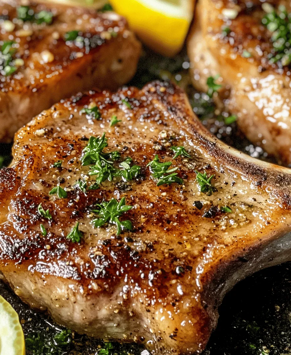 Garlic butter pork chops are a delightful dish that brings together the rich flavors of pork, aromatic garlic, and the creamy texture of butter. This recipe is perfect for anyone looking to elevate their weeknight meals with minimal effort while maximizing taste. Whether you're preparing dinner for your family or hosting a casual gathering, these pork chops can easily become the star of your culinary repertoire.
