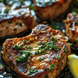 Garlic butter pork chops are a delightful dish that brings together the rich flavors of pork, aromatic garlic, and the creamy texture of butter. This recipe is perfect for anyone looking to elevate their weeknight meals with minimal effort while maximizing taste. Whether you're preparing dinner for your family or hosting a casual gathering, these pork chops can easily become the star of your culinary repertoire.