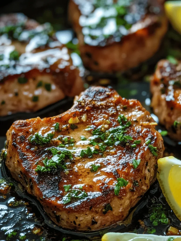 Garlic butter pork chops are a delightful dish that brings together the rich flavors of pork, aromatic garlic, and the creamy texture of butter. This recipe is perfect for anyone looking to elevate their weeknight meals with minimal effort while maximizing taste. Whether you're preparing dinner for your family or hosting a casual gathering, these pork chops can easily become the star of your culinary repertoire.