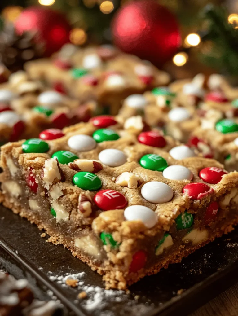 As the holiday season approaches, the air fills with a sense of warmth and joy, inviting us to gather with family and friends. One of the most cherished traditions during this time is baking, which not only fills our homes with delightful aromas but also brings us together to create something magical. Among the myriad of festive treats, gooey Christmas cookie bars stand out as a true symbol of indulgence. These bars combine rich flavors, vibrant festive colors, and a delightful chewy texture that makes them perfect for any holiday occasion.
