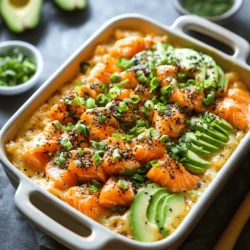 In the ever-evolving landscape of culinary trends, sushi bakes have emerged as a delightful fusion that marries the elegance of traditional sushi with the comforting familiarity of baked dishes. This innovative creation has captivated food enthusiasts and home cooks alike, as it provides an accessible way to enjoy the intricate flavors of sushi without the need for meticulous rolling techniques. Among the myriad of sushi bakes, the Viral Spicy Salmon Sushi Bake stands out, combining rich, flaky salmon with a tantalizing blend of spices and creamy textures that can elevate any home gathering.