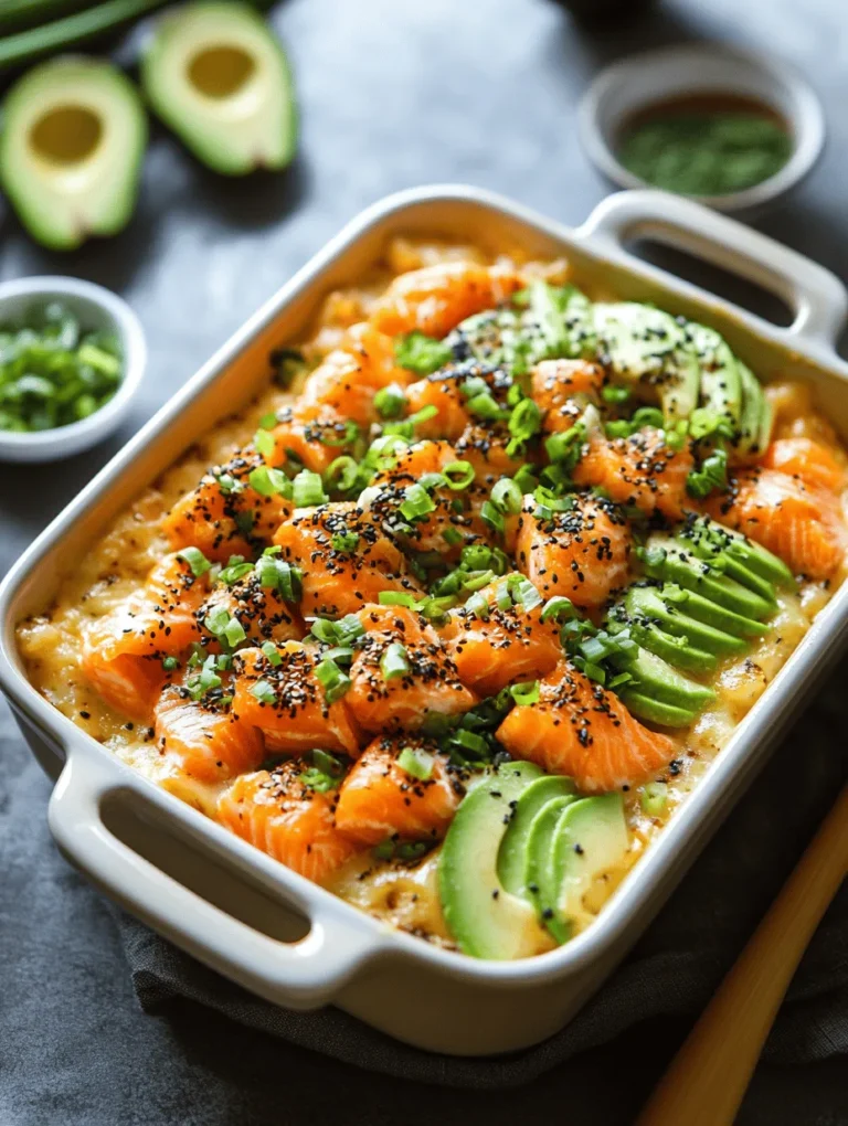 In the ever-evolving landscape of culinary trends, sushi bakes have emerged as a delightful fusion that marries the elegance of traditional sushi with the comforting familiarity of baked dishes. This innovative creation has captivated food enthusiasts and home cooks alike, as it provides an accessible way to enjoy the intricate flavors of sushi without the need for meticulous rolling techniques. Among the myriad of sushi bakes, the Viral Spicy Salmon Sushi Bake stands out, combining rich, flaky salmon with a tantalizing blend of spices and creamy textures that can elevate any home gathering.