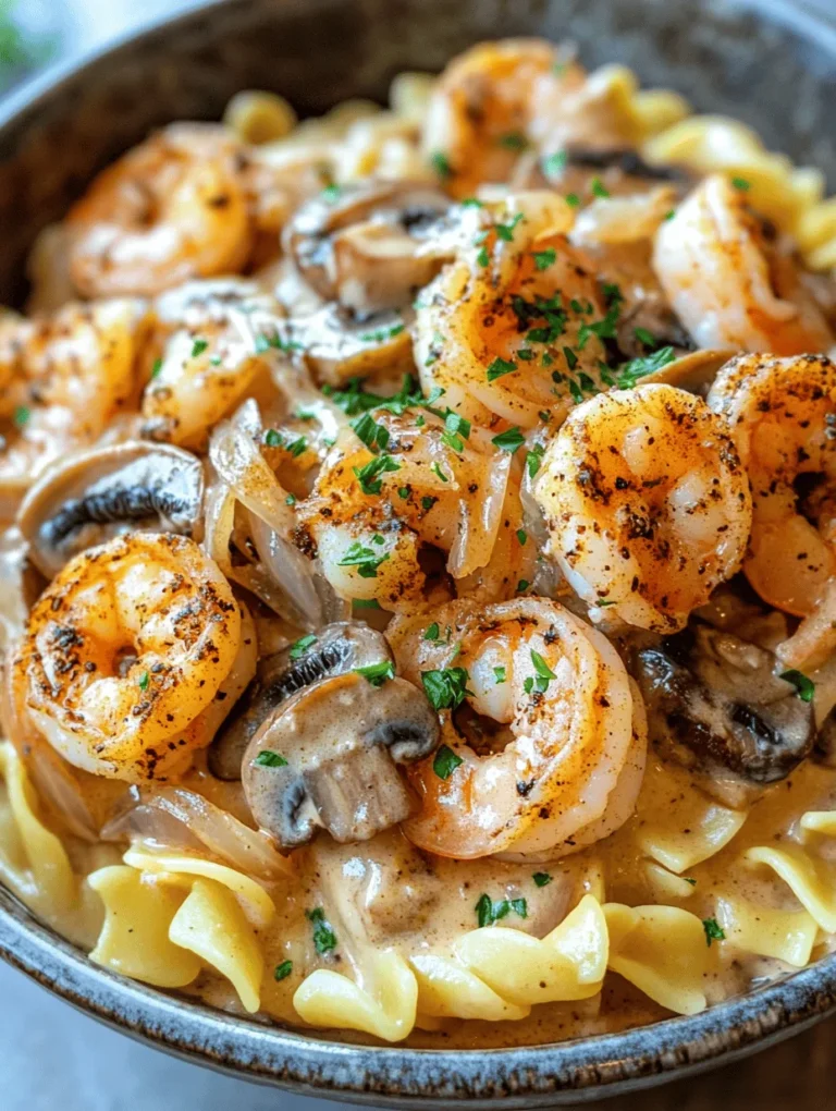 If you're in search of a dish that combines the heartiness of comfort food with the vibrant kick of Cajun cuisine, look no further than Blackened Shrimp Stroganoff. This delightful fusion takes the classic Russian dish of Stroganoff and infuses it with bold flavors and spices that awaken your taste buds. Imagine succulent shrimp, perfectly seasoned with a zesty blackened spice blend, enveloped in a creamy sauce that’s both rich and satisfying.