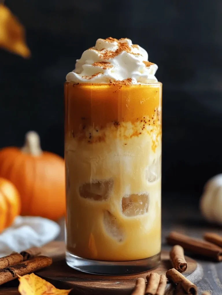 As the leaves turn golden and the air gets crisp, the allure of pumpkin-flavored beverages begins to sweep through coffee shops and kitchens alike. One drink that perfectly captures the essence of fall is the Pumpkin Dirty Chai Iced Latte. This delightful concoction marries the warmth of traditional chai, the richness of espresso, and the seasonal charm of pumpkin into a refreshing iced beverage that’s sure to please your palate.