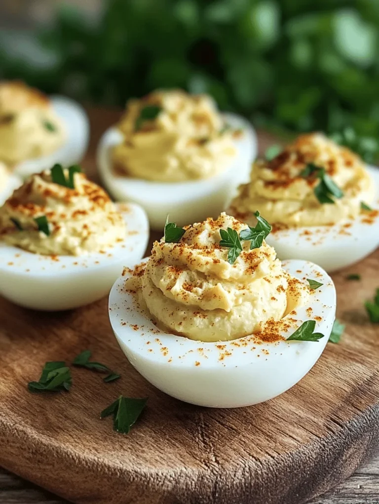 Deviled eggs are more than just a simple appetizer; they are a culinary classic that evokes feelings of nostalgia and joy at gatherings. Whether you are hosting a festive holiday celebration, attending a casual backyard barbecue, or simply enjoying a cozy family meal, deviled eggs have a special way of bringing people together. Their creamy, rich filling and perfectly seasoned egg whites make them a crowd-pleasing choice for any occasion.