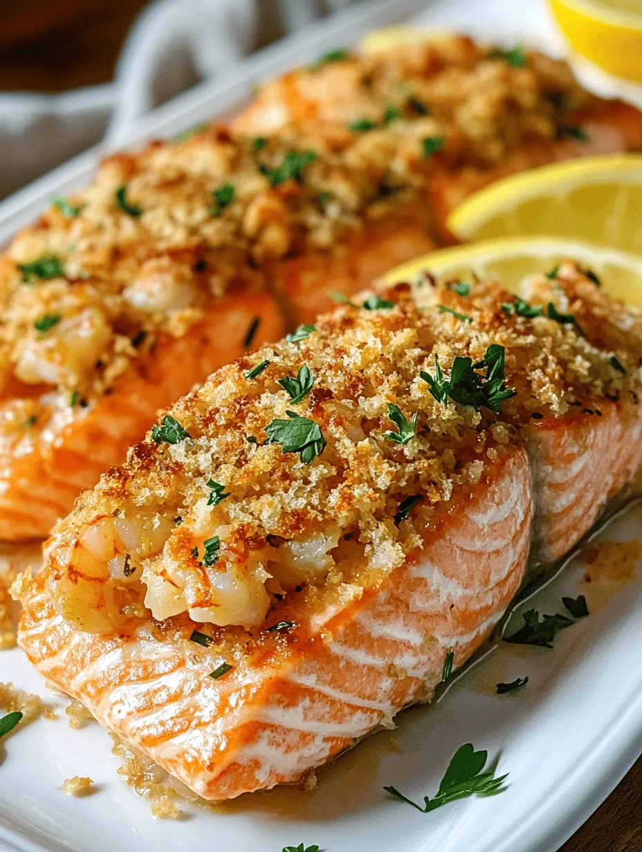When it comes to culinary elegance, few dishes can rival the sophistication of crab and shrimp stuffed salmon. This delightful recipe not only showcases the rich flavors of seafood but also transforms a simple salmon fillet into a gourmet meal that’s perfect for special occasions or an impressive family dinner. The combination of tender salmon, succulent crab meat, and plump shrimp, all enveloped in a creamy filling, makes this dish a standout centerpiece on any dining table.