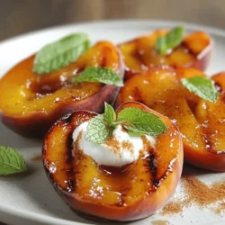 As summer arrives, so does the opportunity to indulge in light, refreshing desserts that celebrate the season's bounty. Grilled peaches with vanilla cream stands as a quintessential summer dessert, capturing the essence of warm evenings and outdoor gatherings. This delightful dish combines the juicy sweetness of ripe peaches with a hint of smokiness imparted by the grill, creating a flavor profile that is both complex and satisfying. When paired with a rich, creamy vanilla sauce, grilled peaches transform into a stunning centerpiece that is sure to impress your guests.