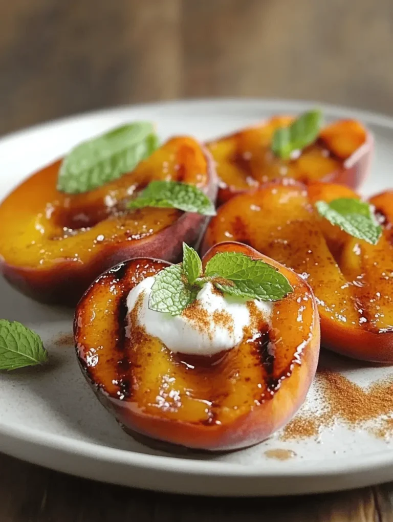 As summer arrives, so does the opportunity to indulge in light, refreshing desserts that celebrate the season's bounty. Grilled peaches with vanilla cream stands as a quintessential summer dessert, capturing the essence of warm evenings and outdoor gatherings. This delightful dish combines the juicy sweetness of ripe peaches with a hint of smokiness imparted by the grill, creating a flavor profile that is both complex and satisfying. When paired with a rich, creamy vanilla sauce, grilled peaches transform into a stunning centerpiece that is sure to impress your guests.