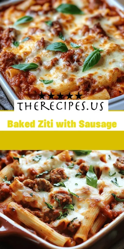 Looking for easy lunch recipes that fit into your busy schedule? This Sausage-Stuffed Baked Ziti Delight is perfect for quick meal prep, making it a fantastic choice for family dinners or gatherings. With a blend of pasta, savory sausage, and gooey cheese, its bound to become a weekly favorite. Check out therecipes for more ideas! EasyLunchRecipes QuickMealPrep FamilyDinner ComfortFood MealPrepIdeas BakedZiti FoodieFavorites