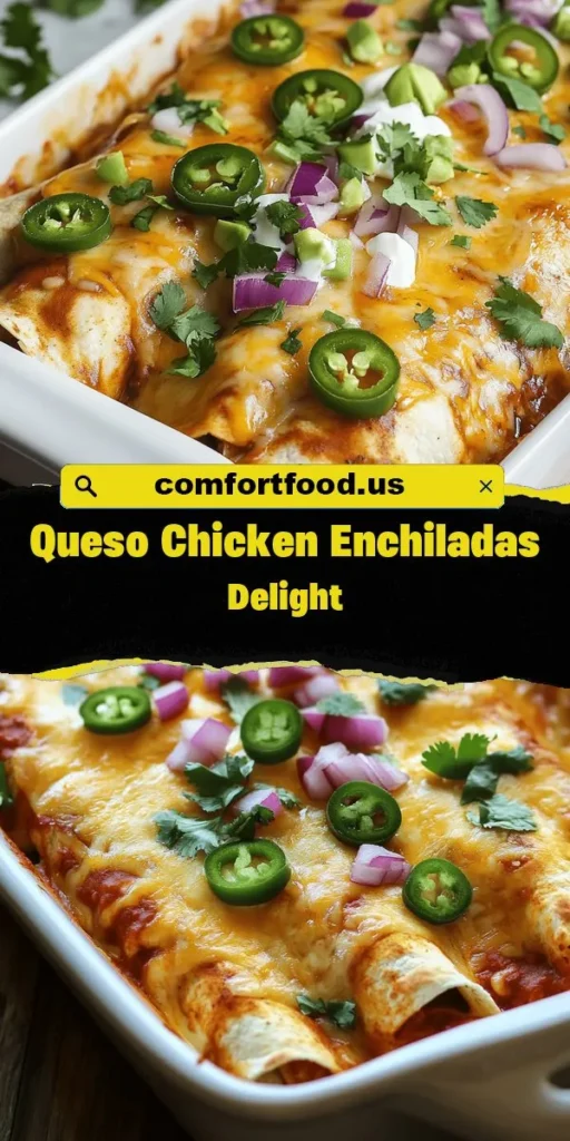 Looking for a delicious vegetarian lunch option that’s also low-carb? Try these flavorful Queso Chicken Enchiladas Delight, perfect for brightening up your lunch routine! With creamy queso and fresh ingredients, this dish is a satisfying way to enjoy the summer season. For more tasty ideas, visit therecipes! VegetarianLunch LowCarbLunch HealthyEats MexicanCuisine ComfortFood SummerRecipes DeliciousMeals