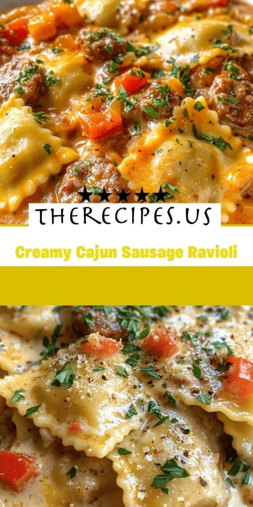 Elevate your protein-packed lunch game with this creamy Cajun sausage ravioli! Perfect for meal prep for work, this dish combines savory Andouille sausage, fresh veggies, and a rich, creamy sauce that will keep you satisfied throughout the day. Check it out at therecipes for a delicious twist on your lunch routine! MealPrep CajunCuisine ProteinPacked LunchIdeas Ravioli ComfortFood EasyRecipes