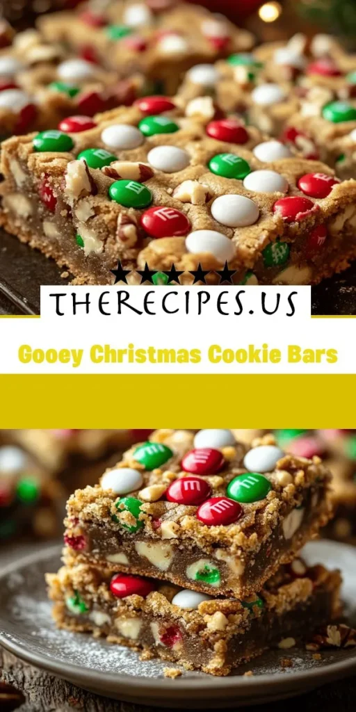 Bring the holiday spirit to your home with these delightful gooey Christmas cookie bars! This family-friendly dessert is an easy no-bake treat that combines rich chocolate with a refreshing peppermint crunch, making it perfect for gatherings or cozy nights in. Discover the joy of baking with these festive bars that are sure to create sweet memories for years to come at therecipes. NoBakeDessert FamilyFriendlyDessert ChristmasTreats HolidayBaking GooeyGoodness FestiveFlavors CookieBars