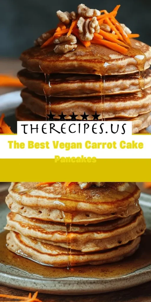 Looking for a delicious vegetarian lunch option that’s low-carb? These Vegan Carrot Cake Pancakes blend the sweetness of carrots and spices with a fluffy texture, making for a satisfying and nutritious meal. Perfect for any time of day, explore this delightful recipe at therecipes and elevate your lunch experience! VegetarianLunch LowCarbLunch HealthyEating VeganRecipes PlantBased CarrotCakePancakes DeliciousMeals