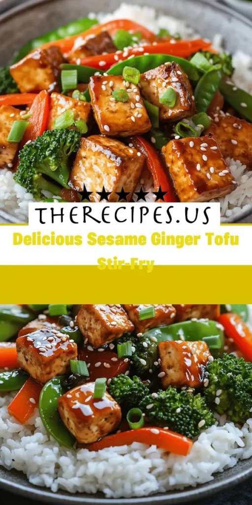 Looking for a quick and nutritious family-friendly lunch? This Sesame Ginger Tofu Stir-Fry is packed with protein, vibrant vegetables, and a flavorful sauce, making it one of the easiest lunch recipes youll love. Discover how to whip up this wholesome meal that satisfies both taste and health—find the full recipe at therecipes! FamilyFriendlyLunch EasyLunchRecipes HealthyEating PlantBased TofuRecipes QuickMeals Nutrition