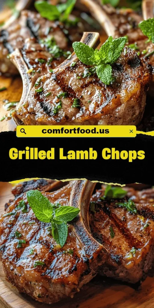 Discover the irresistible appeal of grilled lamb chops with this simple yet flavorful recipe. Packed with protein and delectable notes from fresh herbs, these lamb chops are perfect for a gourmet dinner that impresses without the fuss. Explore more mouthwatering ideas at therecipes! GrilledLambChops GourmetCooking ProteinPacked FlavorfulMeals SimpleRecipes CookingWithHerbs DeliciousDinner