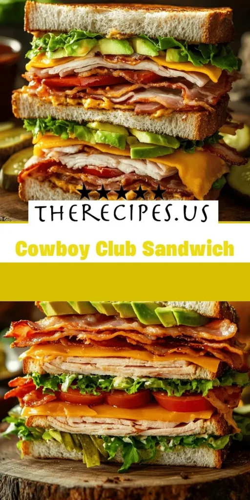 Looking for a protein-packed vegetarian lunch option that wont leave you feeling hungry? The Cowboy Club Sandwich is a satisfying twist on a classic, featuring hearty grilled veggies layered with crispy plant-based bacon and fresh produce, all stacked on toasted bread. Perfect for any occasion, this sandwich is not just delicious but also packed with nutrients, making it an ideal meal for work or a weekend picnic. Check it out at therecipes! VegetarianLunch ProteinPacked CowboyClub HealthyEating SandwichIdeas MealPrep DeliciousAndNutritious