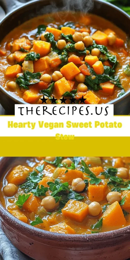 Looking for healthy lunch ideas that the whole family will love? This Hearty Vegan Sweet Potato Stew is packed with vibrant flavors and nutritious ingredients, making it a perfect family-friendly lunch option. Check out therecipes for more delicious plant-based meals that satisfy! HealthyLunchIdeas FamilyFriendly VeganRecipes SweetPotatoStew NutritiousMeals PlantBased ComfortFood