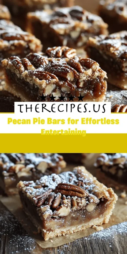 Looking for sweet treat ideas that are both delicious and quick to whip up? These Pecan Pie Bars deliver the beloved flavors of classic pecan pie in a convenient bar format, perfect for any occasion. With just 30 minutes of prep and bake time, you can enjoy a delightful dessert that will surely impress. Check out therecipes for this must-try dessert! PecanPieBars DessertIdeas SweetTreats QuickDesserts BakingJoy YummyRecipes 30MinuteDessert