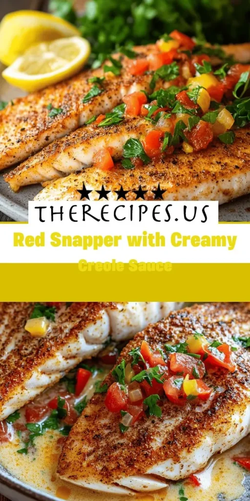 Looking for quick meal prep ideas that keep your lunch healthy and flavorful? Try these healthy lunch ideas featuring red snapper with creamy Creole sauce—perfect for a satisfying midday boost. Check out more delicious options at therecipes! HealthyLunch MealPrep QuickMeals RedSnapper CreoleCuisine SeafoodRecipes CleanEating