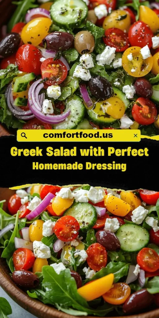 Looking for a family-friendly lunch option? This one-pan lunch recipe combines fresh ingredients to create a vibrant Greek salad that everyone will love. Perfect for summer gatherings or a quick meal at home, discover how easy it is to make this delicious dish with the help of therecipes. GreekSalad OnePanRecipe FamilyFriendlyLunch HealthyEating MediterraneanDiet SummerRecipes QuickLunch